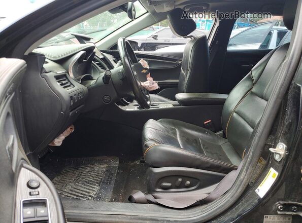 2G1145S37G9150340 2016 CHEVROLET IMPALA Черный Вид салона спереди