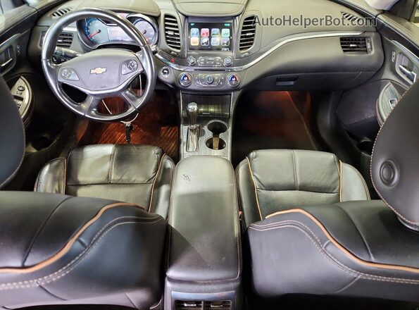2G1145S37H9190774 2017 CHEVROLET IMPALA Черный Вид панели приборов