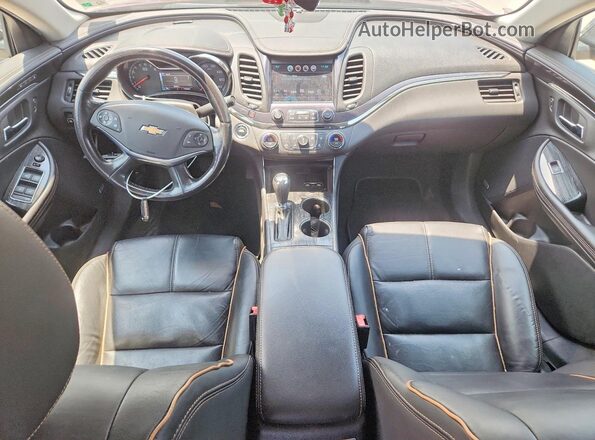 2G1145S39G9146838 2016 CHEVROLET IMPALA Burgundy Вид панелі приладів