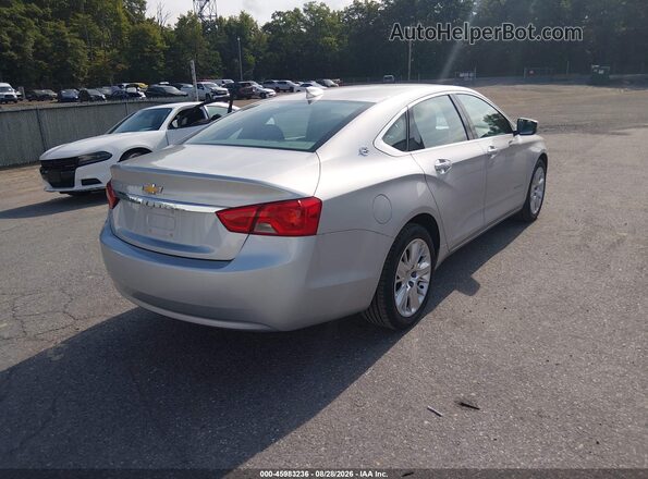 2G11X5S37K9146708 2019 CHEVROLET IMPALA Silver Trasero derecho