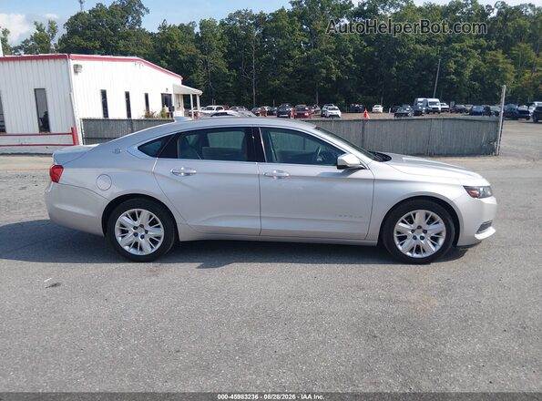 2G11X5S37K9146708 2019 CHEVROLET IMPALA Silver Vista interior trasera