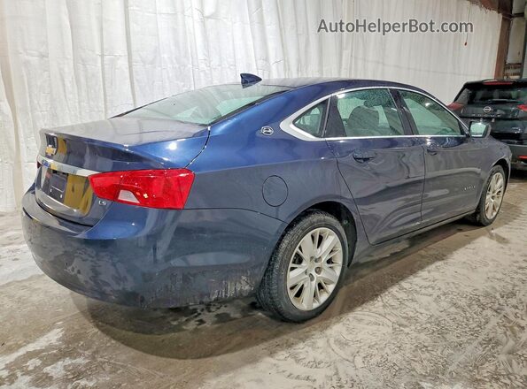2G11Z5SA9G9147276 2016 CHEVROLET IMPALA Blue Задня права чверть