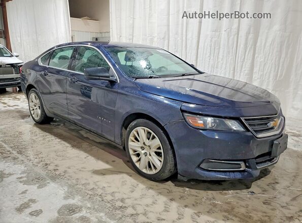 2G11Z5SA9G9147276 2016 CHEVROLET IMPALA Blue Передня права чверть