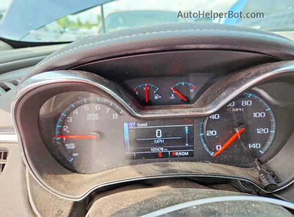 2G11Z5SA9G9147276 2016 CHEVROLET IMPALA Blue Вид щитка приладів