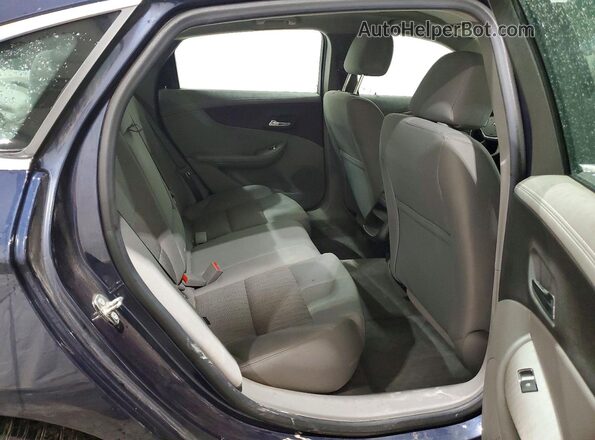 2G11Z5SA9G9147276 2016 CHEVROLET IMPALA Blue Вид задніх сидінь