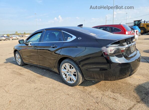 2G11Z5SA9J9106038 2018 CHEVROLET IMPALA Черный Задняя левая четверть