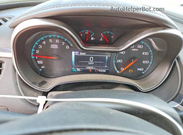 2G11Z5SA9J9106038 2018 CHEVROLET IMPALA Черный Вид щитка приборов