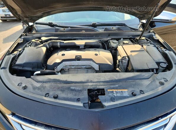 2G11Z5SA9J9106038 2018 CHEVROLET IMPALA Черный Вид задней части салона