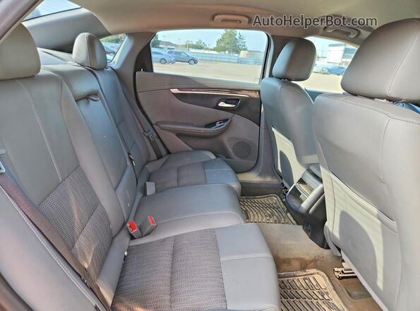 2G11Z5SA9J9106038 2018 CHEVROLET IMPALA Черный Вид задних сидений