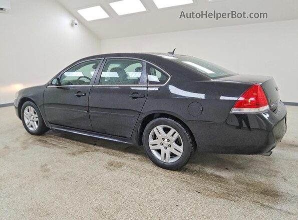 2G1WB5E37G1104495 2016 CHEVROLET IMPALA Черный Задняя левая четверть
