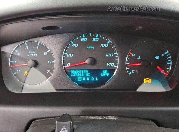 2G1WB5E37G1104495 2016 CHEVROLET IMPALA Черный Вид щитка приборов