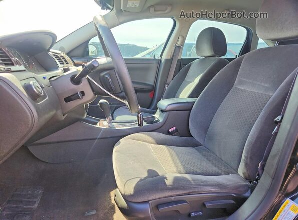 2G1WB5E38G1179481 2016 CHEVROLET IMPALA Черный Вид салона спереди
