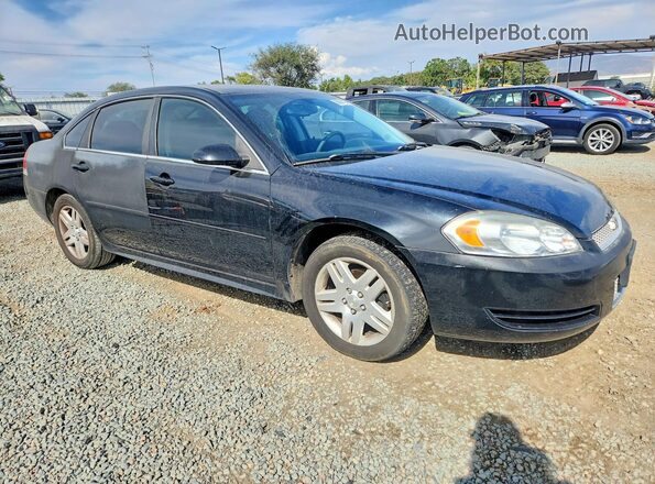 2G1WB5E38G1179481 2016 CHEVROLET IMPALA Черный Передняя правая четверть