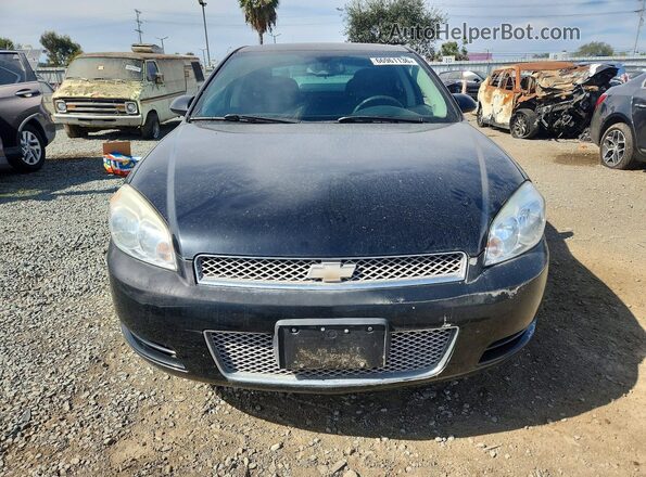 2G1WB5E38G1179481 2016 CHEVROLET IMPALA Черный Вид спереди