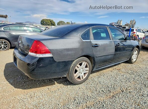 2G1WB5E38G1179481 2016 CHEVROLET IMPALA Черный Задняя правая четверть
