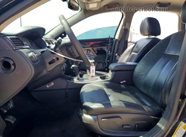 2G1WC5E34G1128749 2016 CHEVROLET IMPALA Черный Вид салона спереди