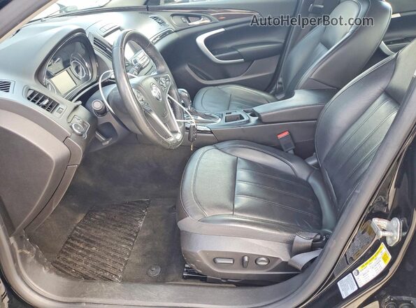 2G4G35EX4G9198098 2016 BUICK REGAL Black Widok wnętrza z przodu