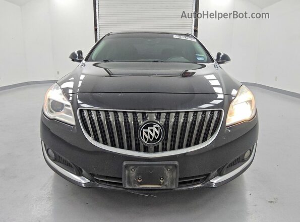 2G4GK5EX6G9112700 2016 BUICK REGAL Black Widok z przodu