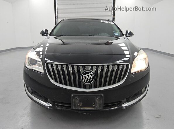 2G4GK5EX6G9112700 2016 BUICK REGAL Black Widok wnętrza 360 stopni