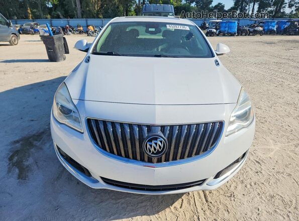 2G4GK5EX6G9166644 2016 BUICK REGAL White Front view