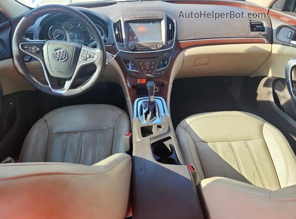 2G4GK5EX6G9166644 2016 BUICK REGAL White Dashboard view