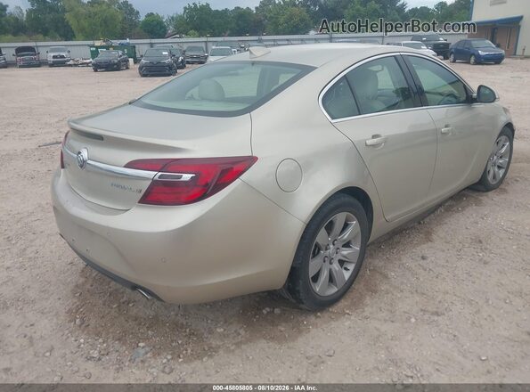2G4GS5GX1G9127733 2016 BUICK REGAL Бежевый Задняя правая четверть