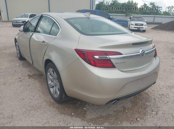 2G4GS5GX1G9127733 2016 BUICK REGAL Бежевый Задняя левая четверть
