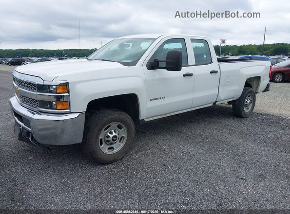 2GC2CREG2K1117533 2019 CHEVROLET SILVERADO White Front left