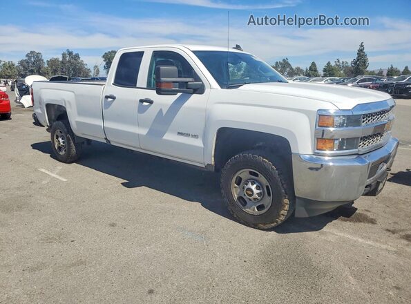 2GC2CREG3K1222761 2019 CHEVROLET SILVERADO Белый Передняя правая четверть