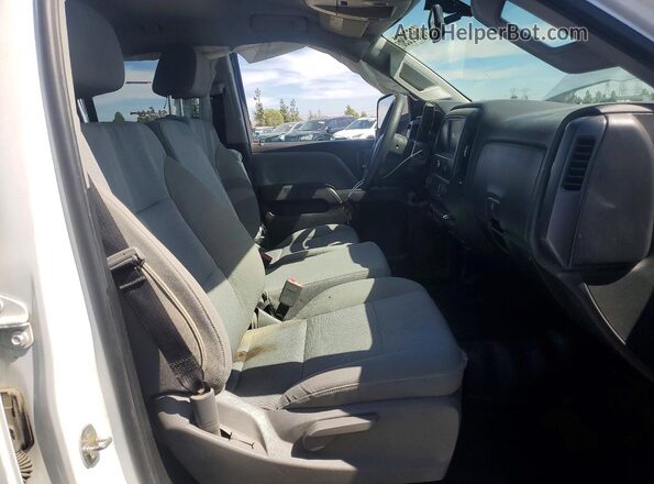 2GC2CREG3K1222761 2019 CHEVROLET SILVERADO Белый Вид салона спереди