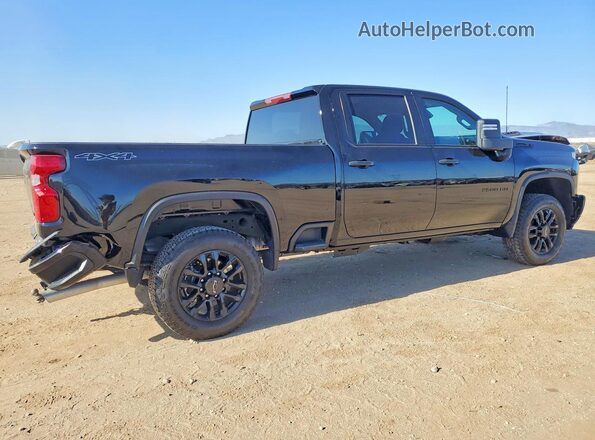2GC4KME70S1205446 2025 CHEVROLET SILVERADO Черный Задняя правая четверть