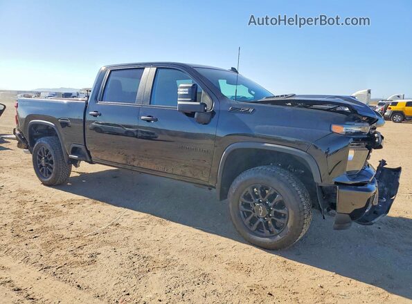 2GC4KME70S1205446 2025 CHEVROLET SILVERADO Черный Передняя правая четверть