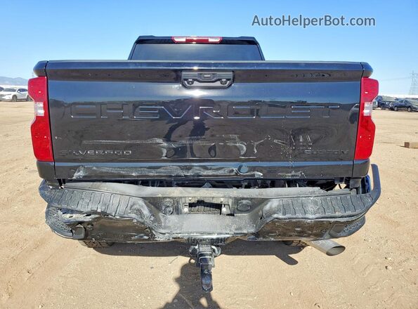 2GC4KME70S1205446 2025 CHEVROLET SILVERADO Черный Вид сзади