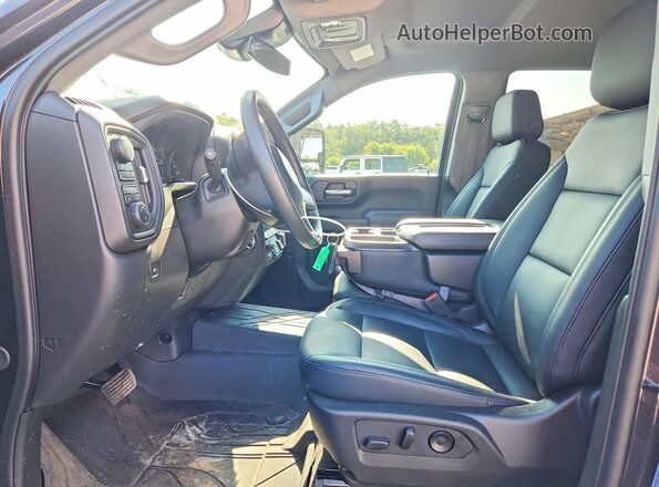 2GC4YME75R1232425 2024 CHEVROLET SILVERADO Black წინა სალონის ხედი