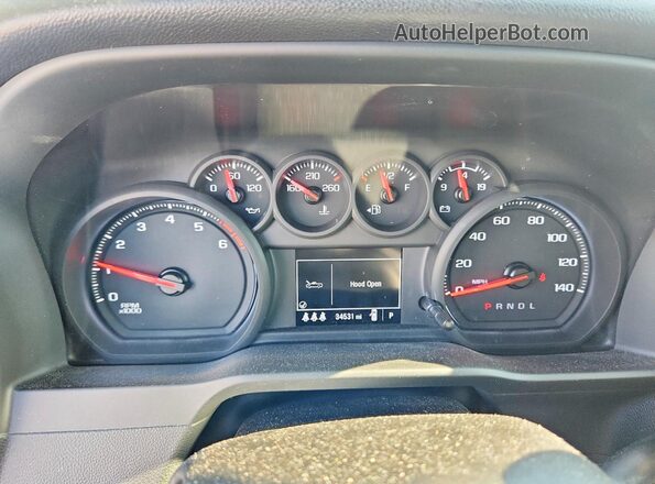 2GC4YME75R1232425 2024 CHEVROLET SILVERADO Black ხელსაწყოთა პანელის ხედი
