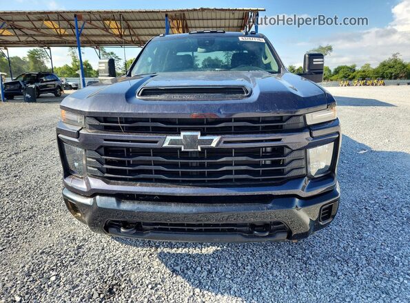 2GC4YME75R1232425 2024 CHEVROLET SILVERADO Black წინა ხედი
