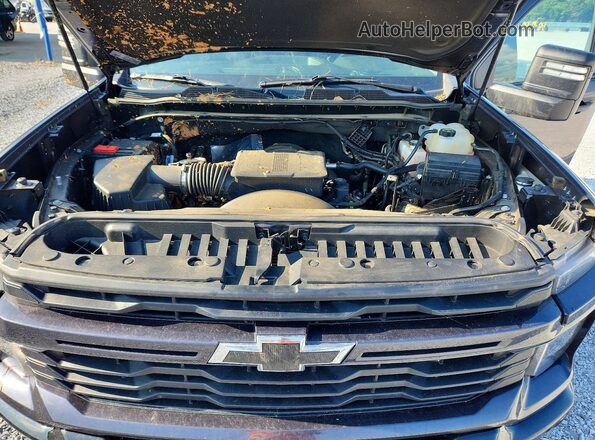 2GC4YME75R1232425 2024 CHEVROLET SILVERADO Black უკანა სალონის ხედი