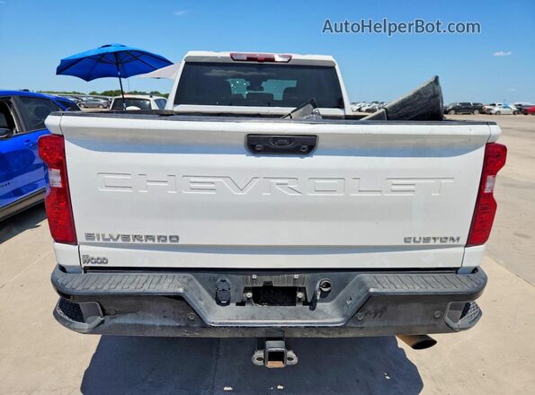 2GC4YME77R1183955 2024 CHEVROLET SILVERADO White Вид ззаду