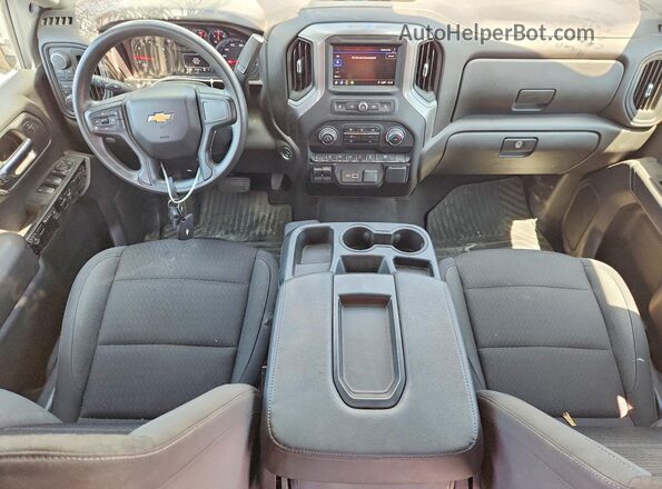 2GC4YME77R1183955 2024 CHEVROLET SILVERADO White Вид панелі приладів