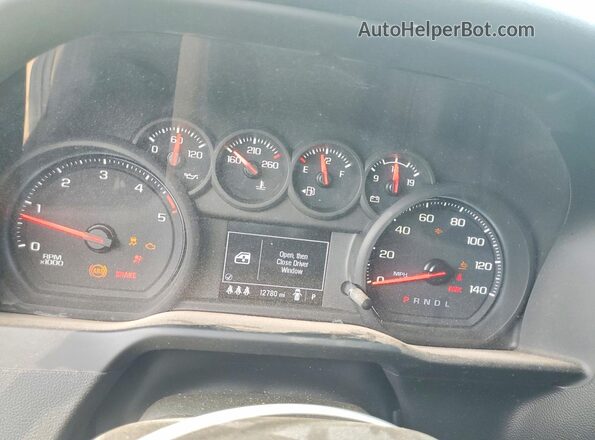 2GC4YMEY7R1225730 2024 CHEVROLET SILVERADO Gray Widok zestawu wskaźników