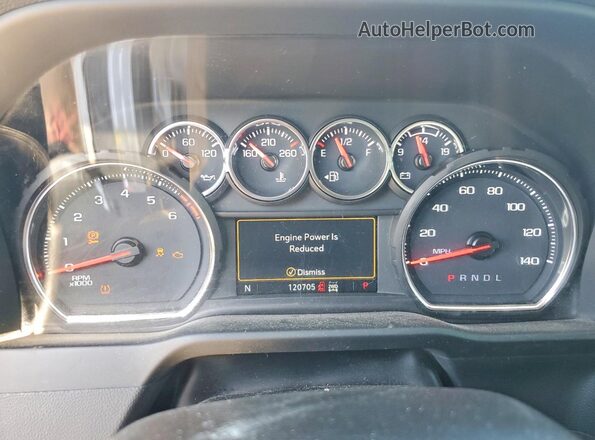 2GC4YNE76N1240792 2022 CHEVROLET SILVERADO Silver Vista del cuadro de instrumentos