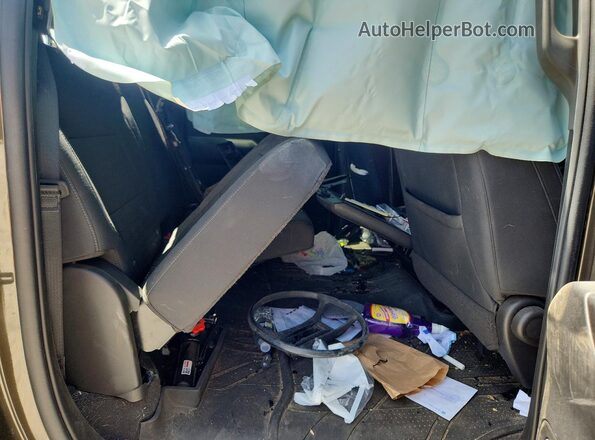 2GC4YNEY5N1230909 2022 CHEVROLET SILVERADO Brown Rear seats view