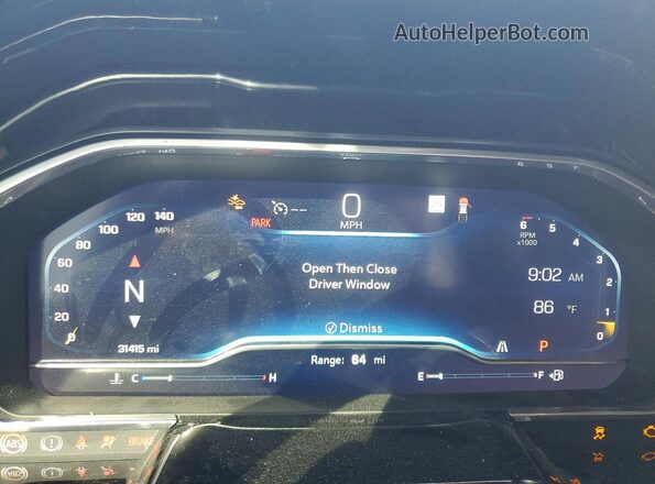 2GCPACED7P1112401 2023 CHEVROLET SILVERADO White ხელსაწყოთა პანელის ხედი