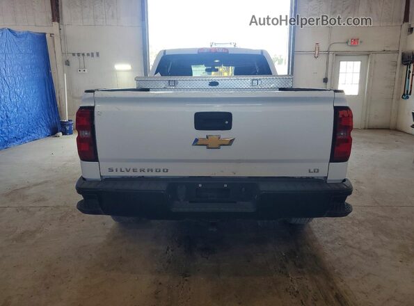 2GCRCNEC7K1110792 2019 CHEVROLET SILVERADO White უკანა ხედი