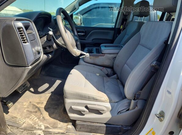 2GCRCNEC7K1110792 2019 CHEVROLET SILVERADO White წინა სალონის ხედი
