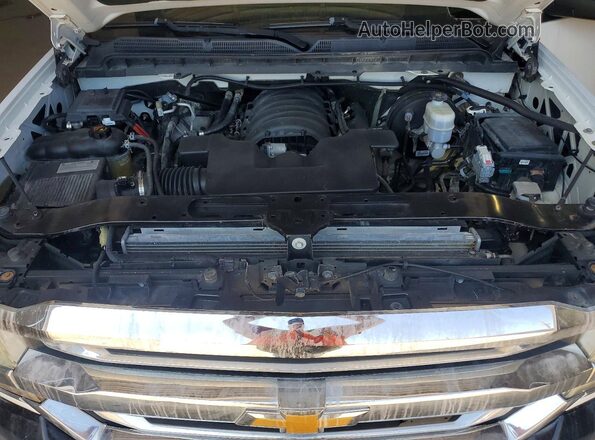 2GCRCNEC7K1110792 2019 CHEVROLET SILVERADO White უკანა სალონის ხედი