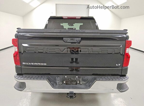 2GCUDDED9N1517995 2022 CHEVROLET SILVERADO Black Вид ззаду