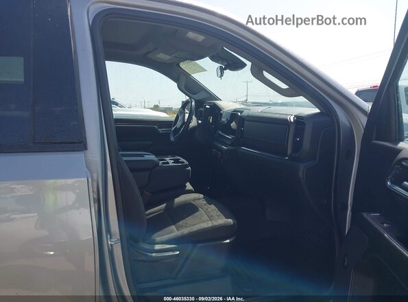 2GCUDDED9R1182999 2024 CHEVROLET SILVERADO Silver წინა სალონის ხედი