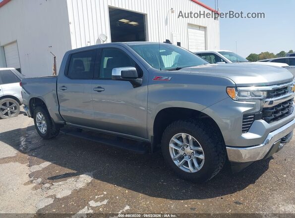 2GCUDDED9R1182999 2024 CHEVROLET SILVERADO Silver უკანა სალონის ხედი
