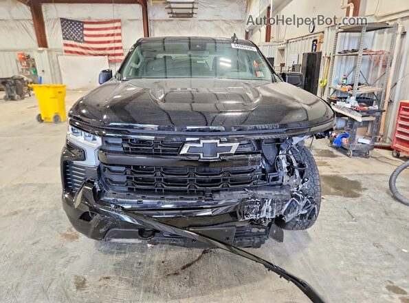 2GCUDEEDXR1164551 2024 CHEVROLET SILVERADO Черный Вид спереди